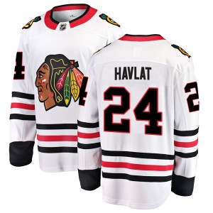 Men's Chicago Blackhawks Martin Havlat Fanatics Branded Breakaway Away Jersey - White