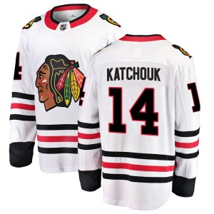 Men's Chicago Blackhawks Boris Katchouk Fanatics Branded Breakaway Away Jersey - White