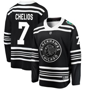Men's Chicago Blackhawks Chris Chelios Fanatics Branded 2019 Winter Classic Breakaway Jersey - Black