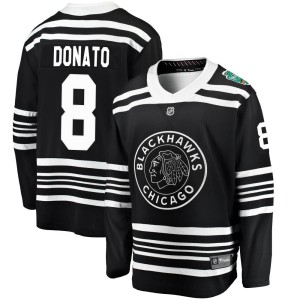 Men's Chicago Blackhawks Ryan Donato Fanatics Branded 2019 Winter Classic Breakaway Jersey - Black