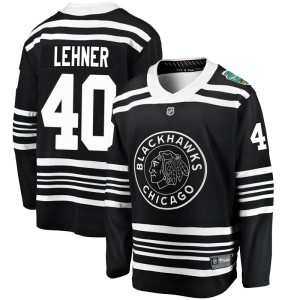 Men's Chicago Blackhawks Robin Lehner Fanatics Branded 2019 Winter Classic Breakaway Jersey - Black