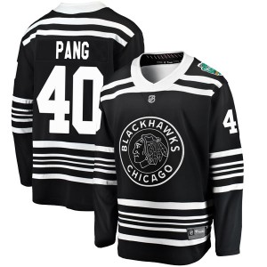 Men's Chicago Blackhawks Darren Pang Fanatics Branded 2019 Winter Classic Breakaway Jersey - Black