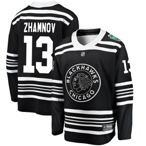 Men's Chicago Blackhawks Alex Zhamnov Fanatics Branded 2019 Winter Classic Breakaway Jersey - Black