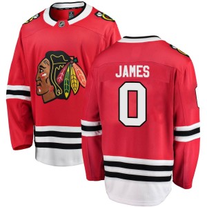 Youth Chicago Blackhawks Dominic James Fanatics Branded Breakaway Home Jersey - Red