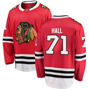 Men's Chicago Blackhawks Taylor Hall Fanatics Branded Breakaway Home Jersey - Red