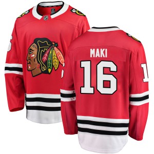 Men's Chicago Blackhawks Chico Maki Fanatics Branded Breakaway Home Jersey - Red