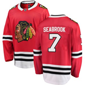 Men's Chicago Blackhawks Brent Seabrook Fanatics Branded Breakaway Home Jersey - Red