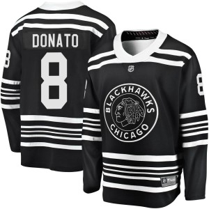 Men's Chicago Blackhawks Ryan Donato Fanatics Branded Premier Breakaway Alternate 2019/20 Jersey - Black