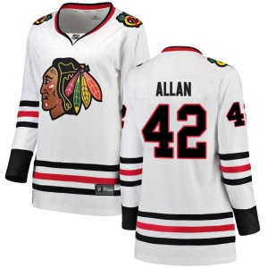 Women's Chicago Blackhawks Nolan Allan Fanatics Branded Breakaway Away Jersey - White