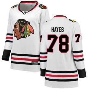 Women's Chicago Blackhawks Gavin Hayes Fanatics Branded Breakaway Away Jersey - White