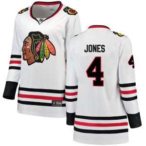 Women's Chicago Blackhawks Seth Jones Fanatics Branded Breakaway Away Jersey - White