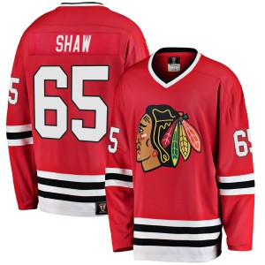 Youth Chicago Blackhawks Andrew Shaw Fanatics Branded Premier Breakaway Heritage Jersey - Red