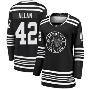 Women's Chicago Blackhawks Nolan Allan Fanatics Branded Premier Breakaway Alternate 2019/20 Jersey - Black