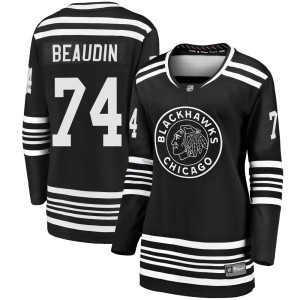 Women's Chicago Blackhawks Nicolas Beaudin Fanatics Branded Premier Breakaway Alternate 2019/20 Jersey - Black