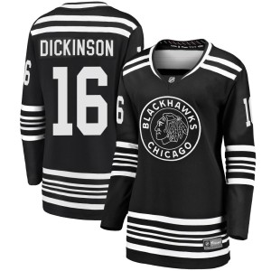 Women's Chicago Blackhawks Jason Dickinson Fanatics Branded Premier Breakaway Alternate 2019/20 Jersey - Black