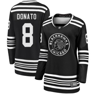Women's Chicago Blackhawks Ryan Donato Fanatics Branded Premier Breakaway Alternate 2019/20 Jersey - Black