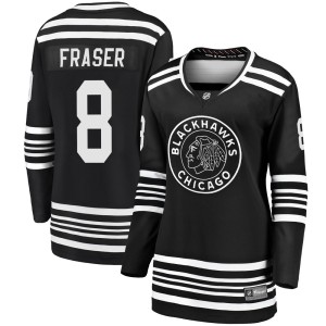 Women's Chicago Blackhawks Curt Fraser Fanatics Branded Premier Breakaway Alternate 2019/20 Jersey - Black