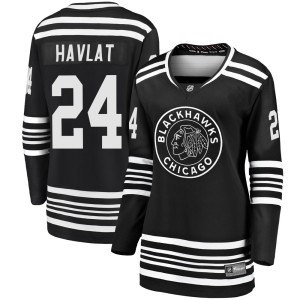 Women's Chicago Blackhawks Martin Havlat Fanatics Branded Premier Breakaway Alternate 2019/20 Jersey - Black