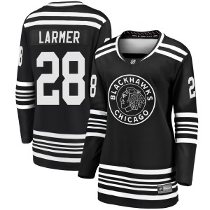 Women's Chicago Blackhawks Steve Larmer Fanatics Branded Premier Breakaway Alternate 2019/20 Jersey - Black