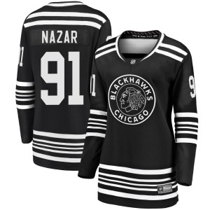 Women's Chicago Blackhawks Frank Nazar Fanatics Branded Premier Breakaway Alternate 2019/20 Jersey - Black