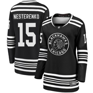 Women's Chicago Blackhawks Eric Nesterenko Fanatics Branded Premier Breakaway Alternate 2019/20 Jersey - Black
