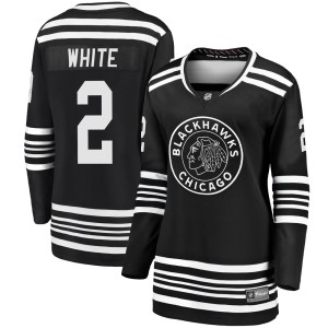 Women's Chicago Blackhawks Bill White Fanatics Branded Premier Breakaway Black Alternate 2019/20 Jersey - White