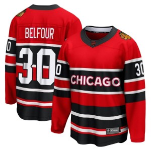 Men's Chicago Blackhawks ED Belfour Fanatics Branded Breakaway Special Edition 2.0 Jersey - Red