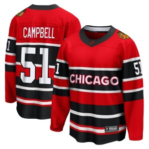 Men's Chicago Blackhawks Brian Campbell Fanatics Branded Breakaway Special Edition 2.0 Jersey - Red