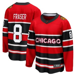 Men's Chicago Blackhawks Curt Fraser Fanatics Branded Breakaway Special Edition 2.0 Jersey - Red