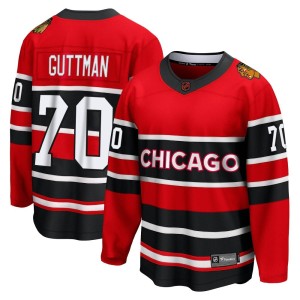 Men's Chicago Blackhawks Cole Guttman Fanatics Branded Breakaway Special Edition 2.0 Jersey - Red