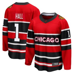 Men's Chicago Blackhawks Glenn Hall Fanatics Branded Breakaway Special Edition 2.0 Jersey - Red