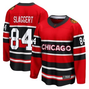 Men's Chicago Blackhawks Landon Slaggert Fanatics Branded Breakaway Special Edition 2.0 Jersey - Red