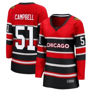 Women's Chicago Blackhawks Brian Campbell Fanatics Branded Breakaway Special Edition 2.0 Jersey - Red