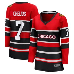 Women's Chicago Blackhawks Chris Chelios Fanatics Branded Breakaway Special Edition 2.0 Jersey - Red