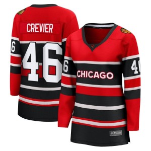 Women's Chicago Blackhawks Louis Crevier Fanatics Branded Breakaway Special Edition 2.0 Jersey - Red