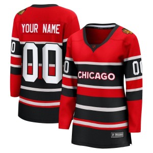 Women's Chicago Blackhawks Custom Fanatics Branded Breakaway Special Edition 2.0 Jersey - Red