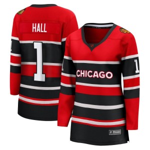 Women's Chicago Blackhawks Glenn Hall Fanatics Branded Breakaway Special Edition 2.0 Jersey - Red