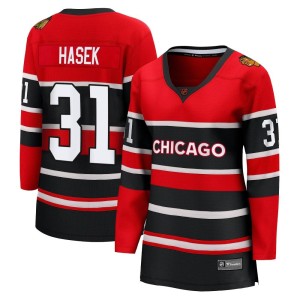 Women's Chicago Blackhawks Dominik Hasek Fanatics Branded Breakaway Special Edition 2.0 Jersey - Red