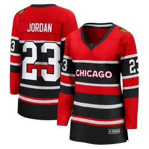Women's Chicago Blackhawks Michael Jordan Fanatics Branded Breakaway Special Edition 2.0 Jersey - Red