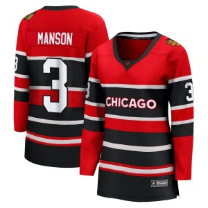 Women's Chicago Blackhawks Dave Manson Fanatics Branded Breakaway Special Edition 2.0 Jersey - Red