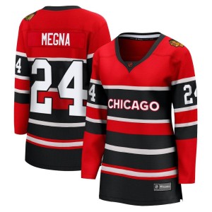 Women's Chicago Blackhawks Jaycob Megna Fanatics Branded Breakaway Special Edition 2.0 Jersey - Red