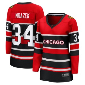 Women's Chicago Blackhawks Petr Mrazek Fanatics Branded Breakaway Special Edition 2.0 Jersey - Red