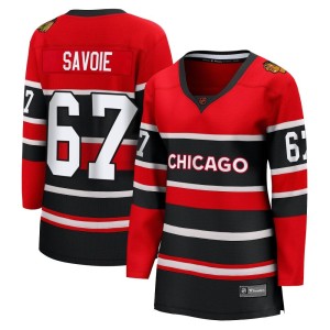 Women's Chicago Blackhawks Samuel Savoie Fanatics Branded Breakaway Special Edition 2.0 Jersey - Red