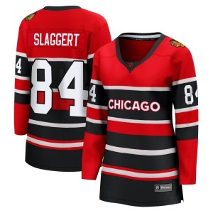 Women's Chicago Blackhawks Landon Slaggert Fanatics Branded Breakaway Special Edition 2.0 Jersey - Red