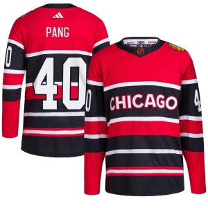 Youth Chicago Blackhawks Darren Pang Adidas Authentic Reverse Retro 2.0 Jersey - Red