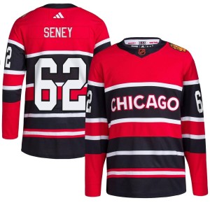 Youth Chicago Blackhawks Brett Seney Adidas Authentic Reverse Retro 2.0 Jersey - Red