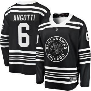 Youth Chicago Blackhawks Lou Angotti Fanatics Branded Premier Breakaway Alternate 2019/20 Jersey - Black