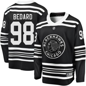 Youth Chicago Blackhawks Connor Bedard Fanatics Branded Premier Breakaway Alternate 2019/20 Jersey - Black
