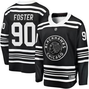Youth Chicago Blackhawks Scott Foster Fanatics Branded Premier Breakaway Alternate 2019/20 Jersey - Black