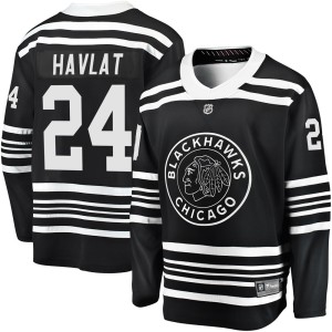 Youth Chicago Blackhawks Martin Havlat Fanatics Branded Premier Breakaway Alternate 2019/20 Jersey - Black